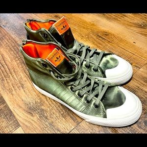 Adidas Nizza Mens Olive Green Size 10